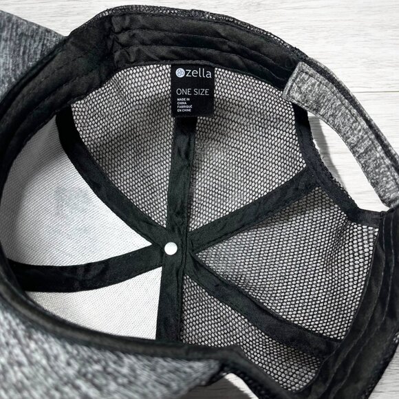 Gray Mesh Back Trucker Hat By Zella One Size Fits All - Picture 5 of 5